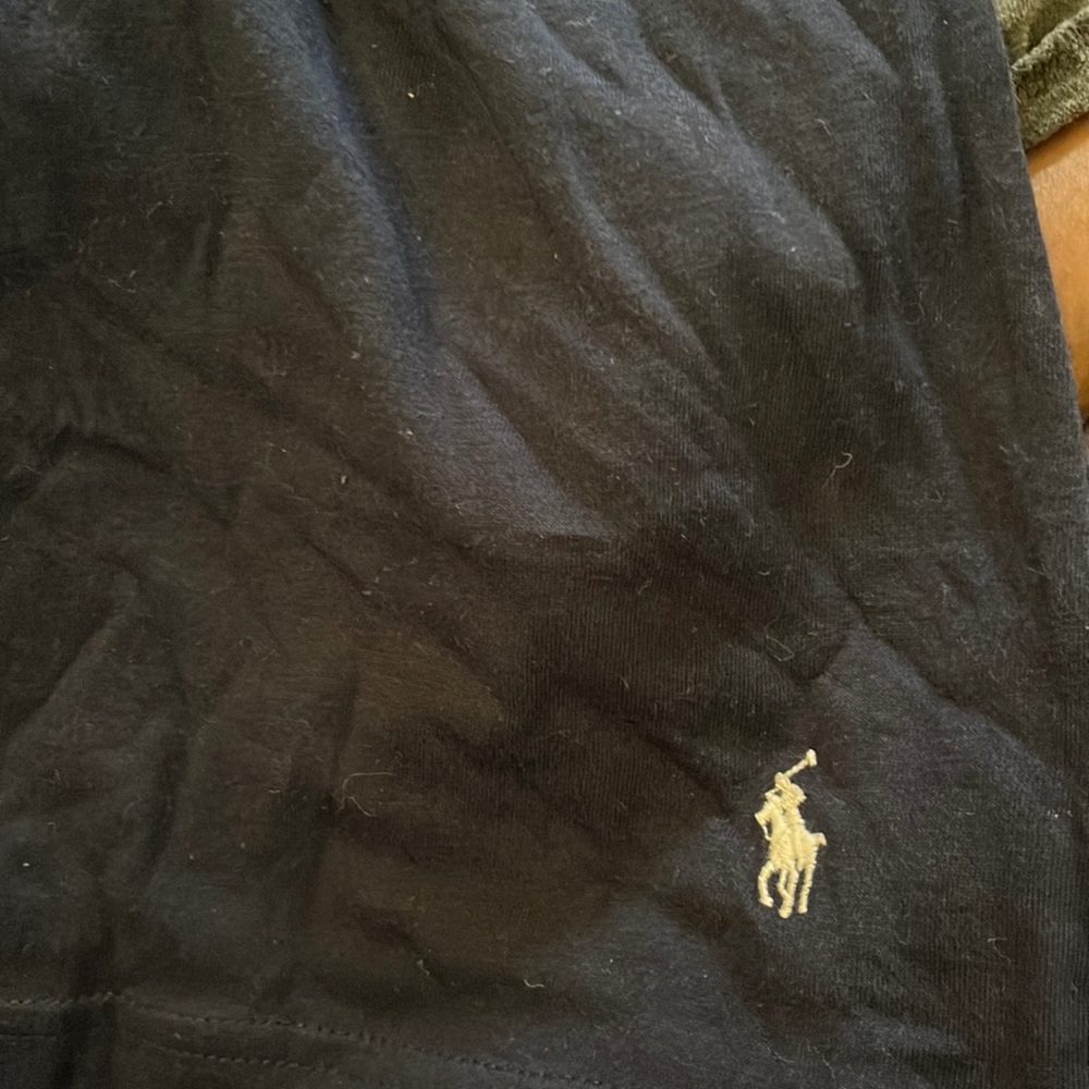 Navy blue polo tee
